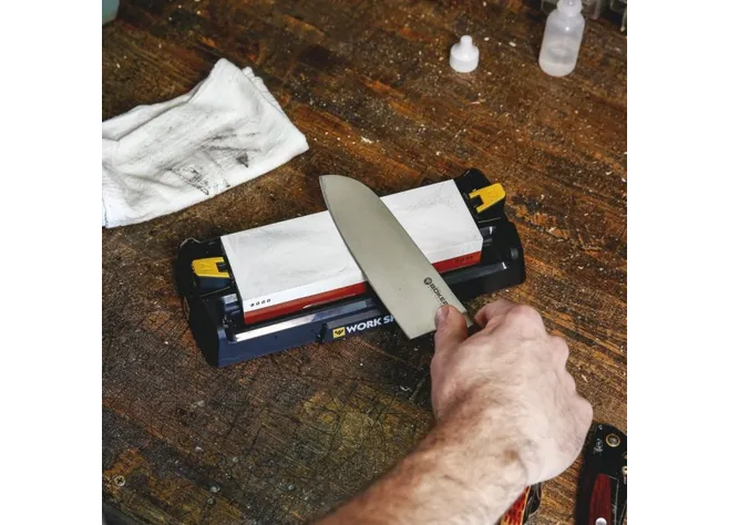 Точилка механическая Work Sharp Benchtop Whetstone Sharpener Фото 3